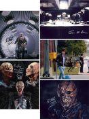 Blowout Sale! Lot of 5 Horror & Sci-fi movie and tv show hand signed 10x8 photos. This beautiful lot