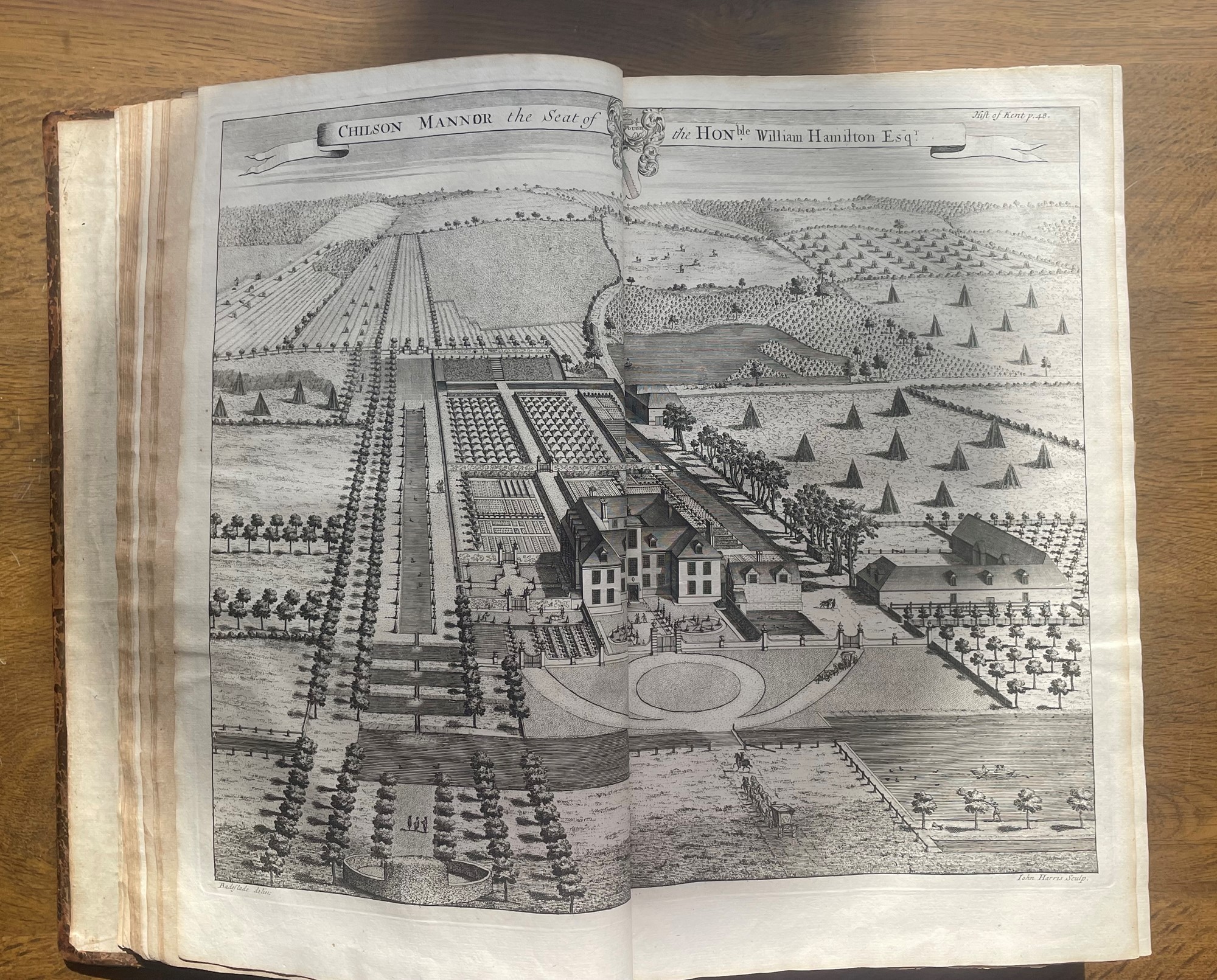 Rare Book The History of Kent. In Five parts. Containing I. An exact topography or description of - Image 4 of 5