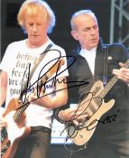 Francis Rossi and Rick Parfitt signed Status Quo 10x8 inch colour photo. Good condition. All