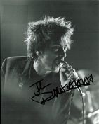 John Lydon signed 10x8 inch black and white photo. John Joseph Lydon ( born 31 January 1956), also