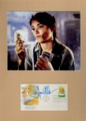 Karen Allen 16x12 inch overall Raiders of the Lost Ark mounted signature piece includes signed FDC