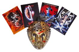 Kane Hodder Friday 13th hand-signed Jason Voorhees mask. Hand-Signed by Kane Hodder, who played