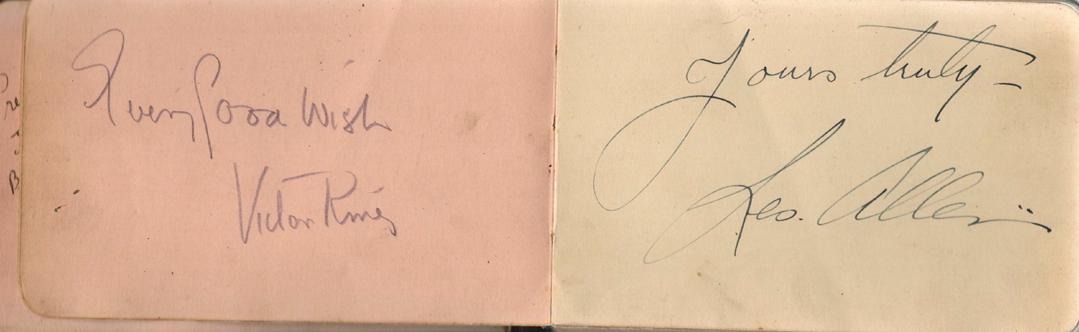 Vintage Entertainment Autograph Book over 25 fantastic signatures includes Bing Crosby, Cary - Image 2 of 4