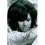 Soul singer, Brenda Holloway signed 10x8 inch black and white photograph signed in black marker pen.