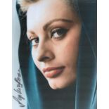 Sophia Loren signed 10x8 inch colour photo. Sofia Costanza Brigida Villani Scicolone (born 20