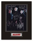 Stunning Display! Hellraiser Hellbound multi signed professionally mounted display. This beautiful