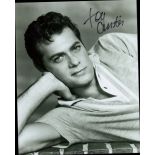 Actor, Tony Curtis signed 10x8 inch black and white photograph. Curtis (June 3, 1925 – September 29,