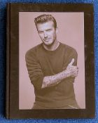 David Beckham signed limited edition hardback book titled David Beckham this edition is limited to