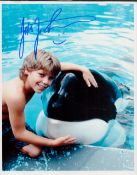 Free Willy Actor, Jason James Richter signed 10x8 inch colour photograph signed in blue pen pictured