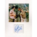 Elliott Gould 16x12 inch overall MASH mounted signature piece includes signed album page and a