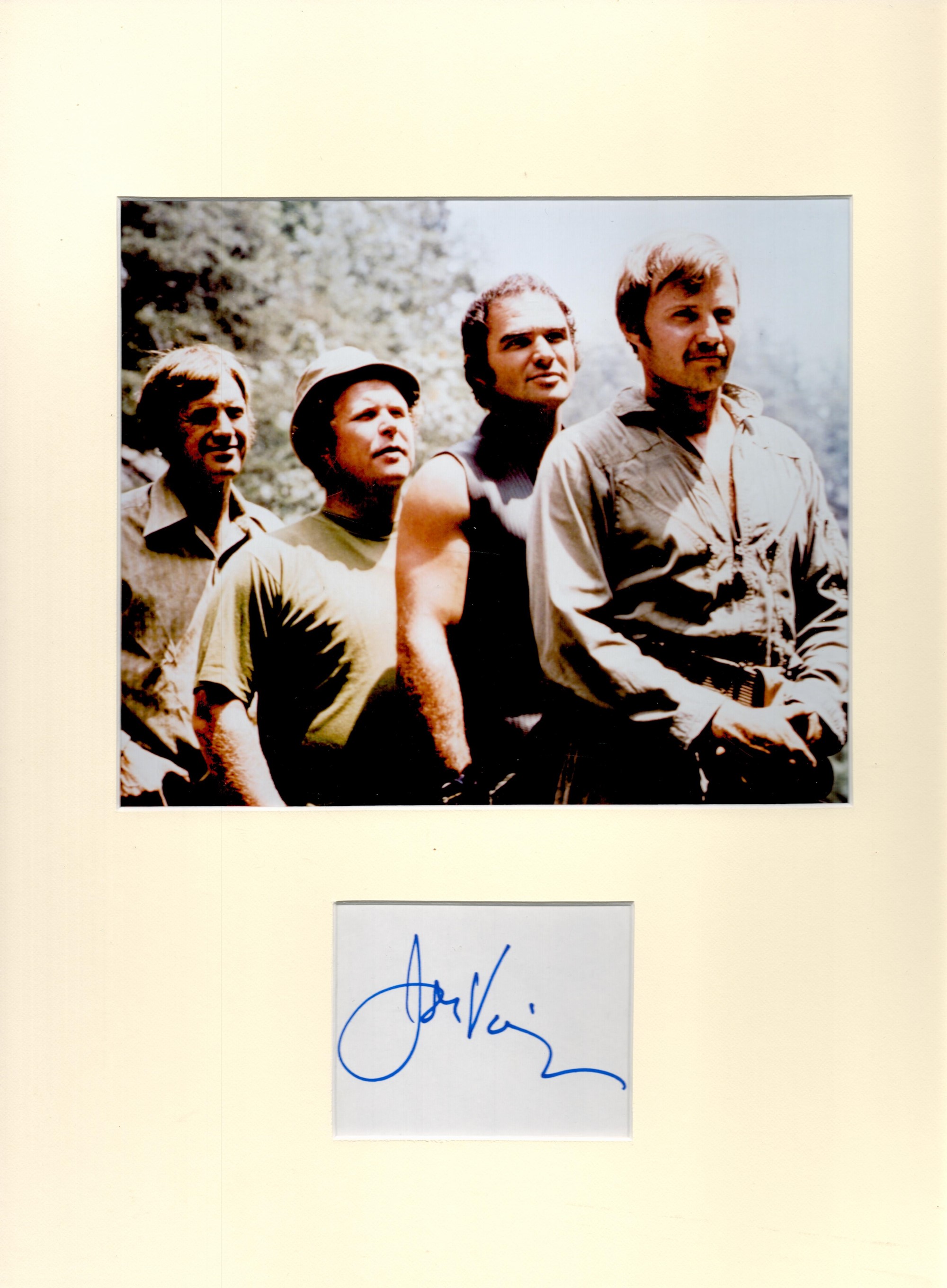 Jon Voight 16x12 inch overall mounted Deliverance signature piece includes signed page and fantastic