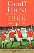 Geoff Hurst signed hardback book titled My Autobiography 1966 and All That updated 40th