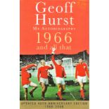 Geoff Hurst signed hardback book titled My Autobiography 1966 and All That updated 40th