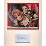 Elizabeth Taylor (1932-2011) Actress Signed Vintage Album Page Double Mounted 13.5x16 Photo Display.