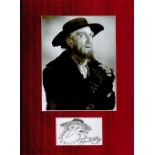 Ron Moody 16x12 inch overall Oliver mounted signature piece includes signed and animated album