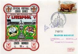 Ian Rush signed Liverpool Division One Champions 1983 commemorative FDC PM Liverpool Philatelic