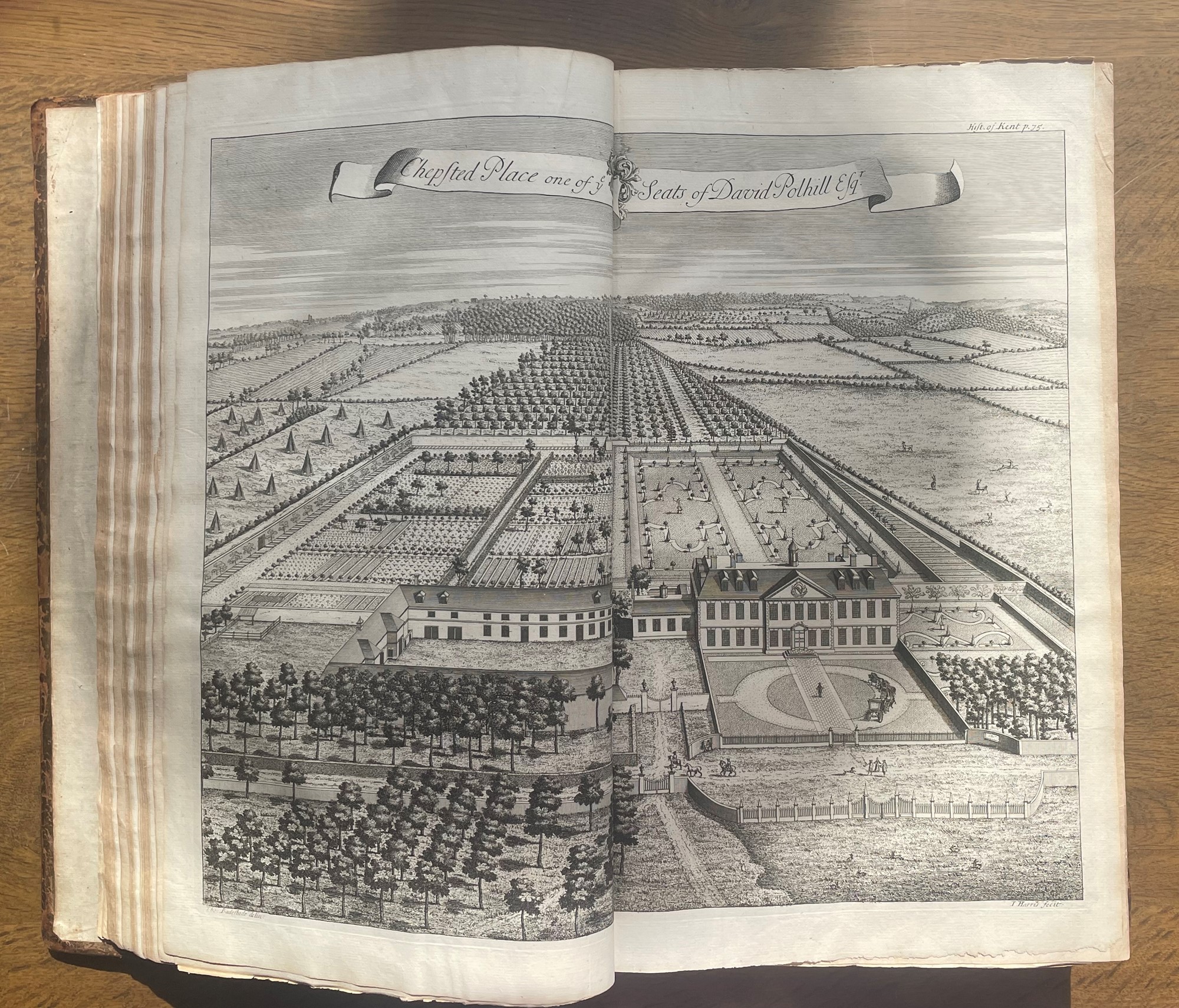 Rare Book The History of Kent. In Five parts. Containing I. An exact topography or description of - Image 5 of 5