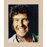 Actor, Michael Crawford signed colour photograph in a matted frame, overall approx. 12x11 signed