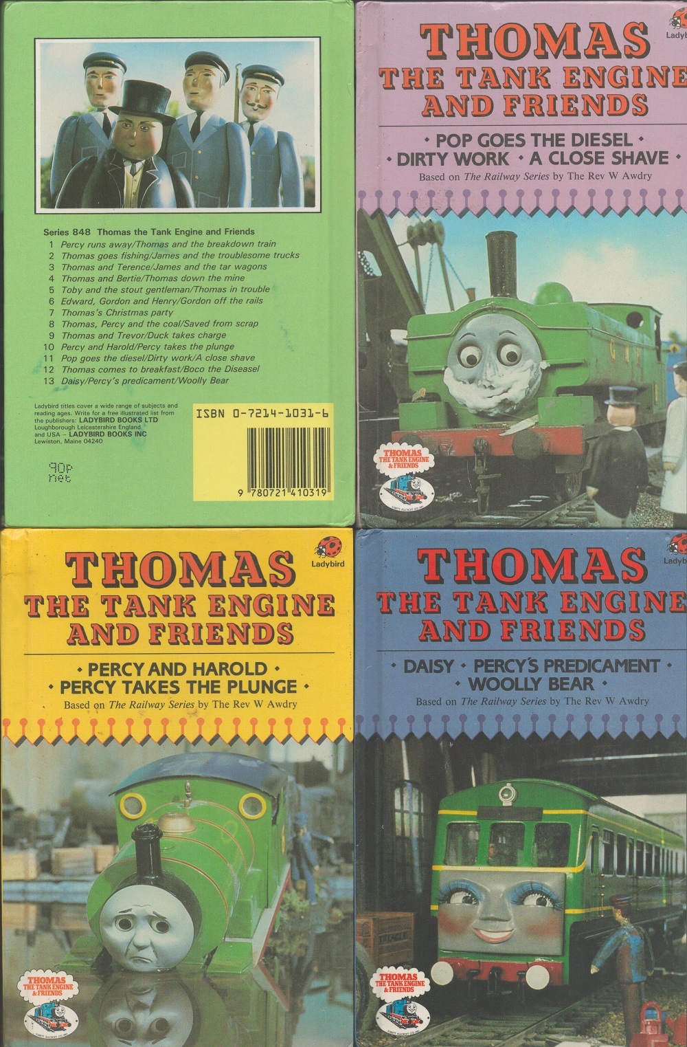 Thomas The Tank Engine and Friends vintage Ladybird book collection featuring 7 hardback books - Image 2 of 4