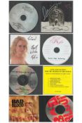 Music, signed CD collection, a total of 12 signed album covers complete with disc and casing. Titles