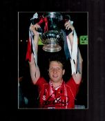 Lee Martin Signed Manchester United 12x14 Mounted Photo. Good condition. All autographs come with