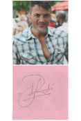 Singer, Peter Andre signature piece featuring a 10x8 colour photograph and a signed page. Andre