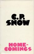 Home Comings by C P Snow Hardback Book 1972 edition unknown published by Macmillan London Ltd some