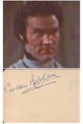 Gordon Needham (No Way Out 1987) Signed 4x3 Autograph Page. On Reverse is the signature of Joan