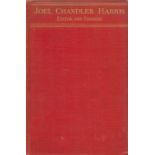 Signed Book Julia Collier Harris Joel Chandler Harris Editor and Essayist Hardback Book 1931 First