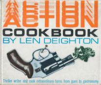 Action Cookbook by Len Deighton Hardback Book 1965 First Edition published by Jonathan Cape some