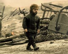 Actor Peter Dinklage signed Game of Thrones 10x8 colour photo. Good condition. All autographs come