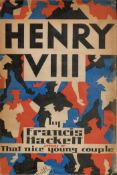 Henry The Eighth by Francis Hackett Hardback Book 1929 First Edition published by Jonathan Cape some