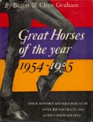 Great Horses of the Year 1954 1955 by B and C Graham Hardback Book 1954 First Edition published by