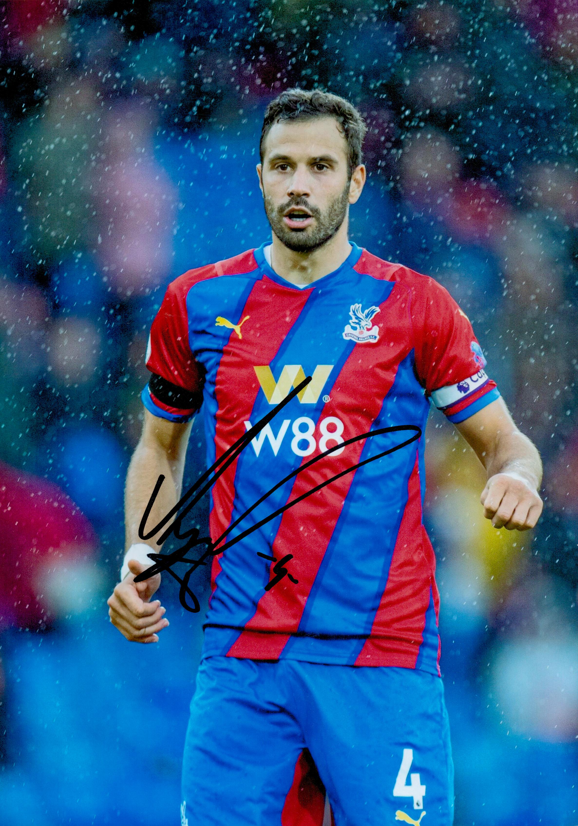 Luka Milivojevic Signed Crystal Palace 8x12 Photo. Good condition. All autographs come with a