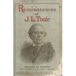 Signed Book J. L. Toole Reminiscences of J. L. Toole Hardback Book 1892 edition unknown Signed by J.