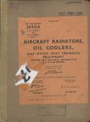 Aircraft Radiators, Oil Coolers, And Other Heat Transfer Equipment Hardback Book 1949 edition