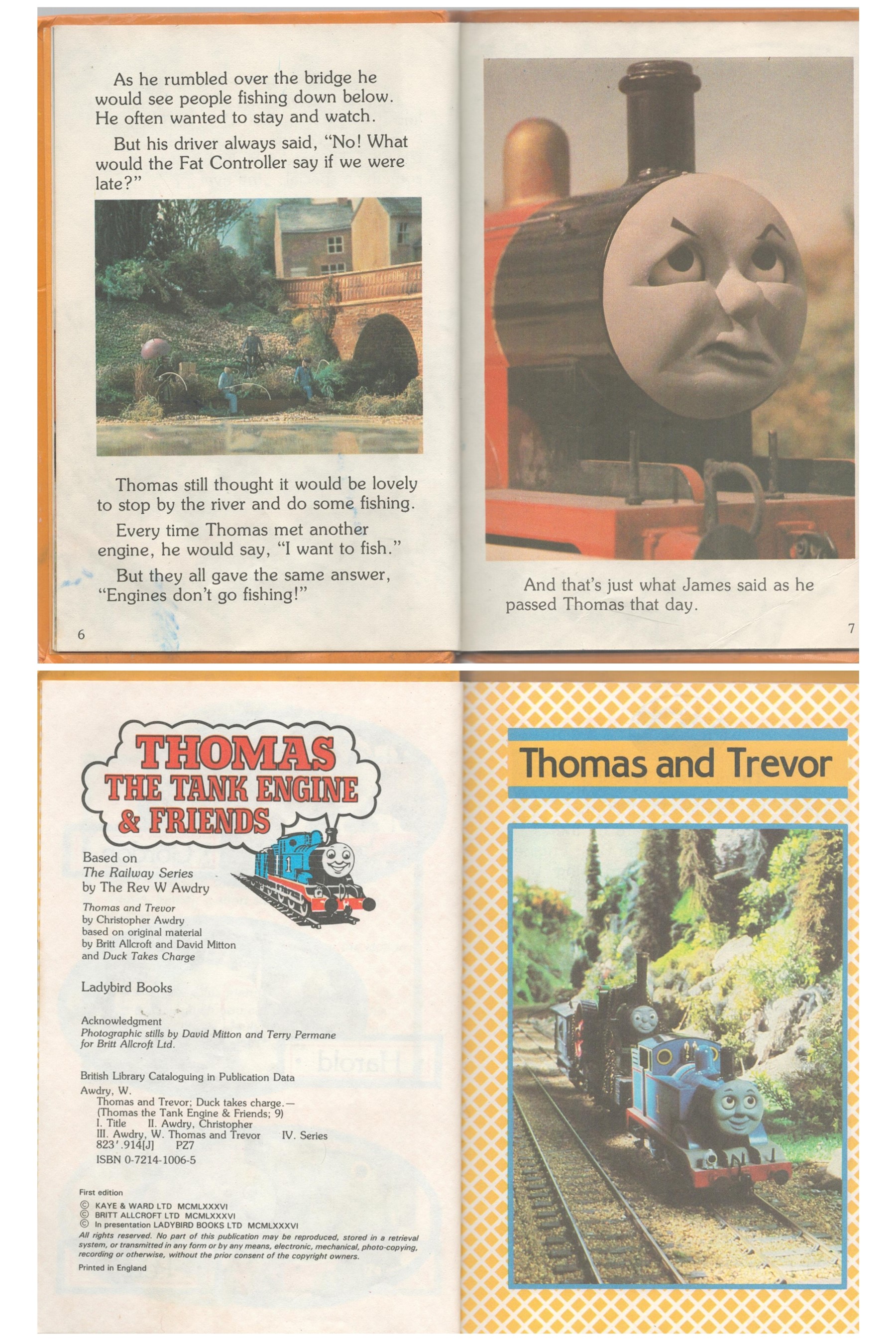 Thomas The Tank Engine and Friends vintage Ladybird book collection featuring 7 hardback books - Image 3 of 4