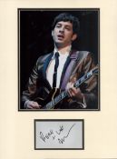 Mark Ronson Signed Signature Card with 10x8 Colour Photo. Professionally Mounted to an overall
