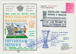 Tottenham Hotspur/Spurs V Wolverhampton Wanderers UEFA Cup Final 1972 Signed By Martin Chivers. Good