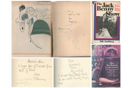 Actor, Bessie Love personal collection of 11 signed vintage books. These books are from famous Actor