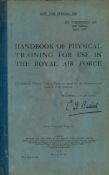 Handbook of Physical Training for use in the Royal Air Force 1934 Hardback Book Second Edition