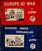 Europe At War and Europe Since Versailles by David Low Softback Books date and edition unknown