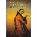 Signed Book Jeanette Winterson Art and Lies A Piece for Three Voices and A Bawd Hardback Book 1994