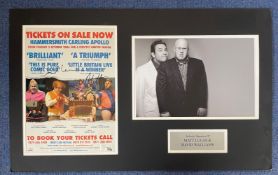 Matt Lucas and David Walliams Signed Little Britain Theatre Flyer for Little Britain on October 2006