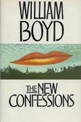 Signed Book William Boyd The New Confessions Hardback Book 1987 First Edition Signed by William Boyd
