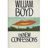 Signed Book William Boyd The New Confessions Hardback Book 1987 First Edition Signed by William Boyd