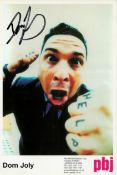 Dom Joly Comedian Signed Promo Pbj Photo. Good condition. All autographs come with a Certificate