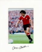 Arthur Albiston Signed Manchester United 8x10 Mounted Photo. Good condition. All autographs come