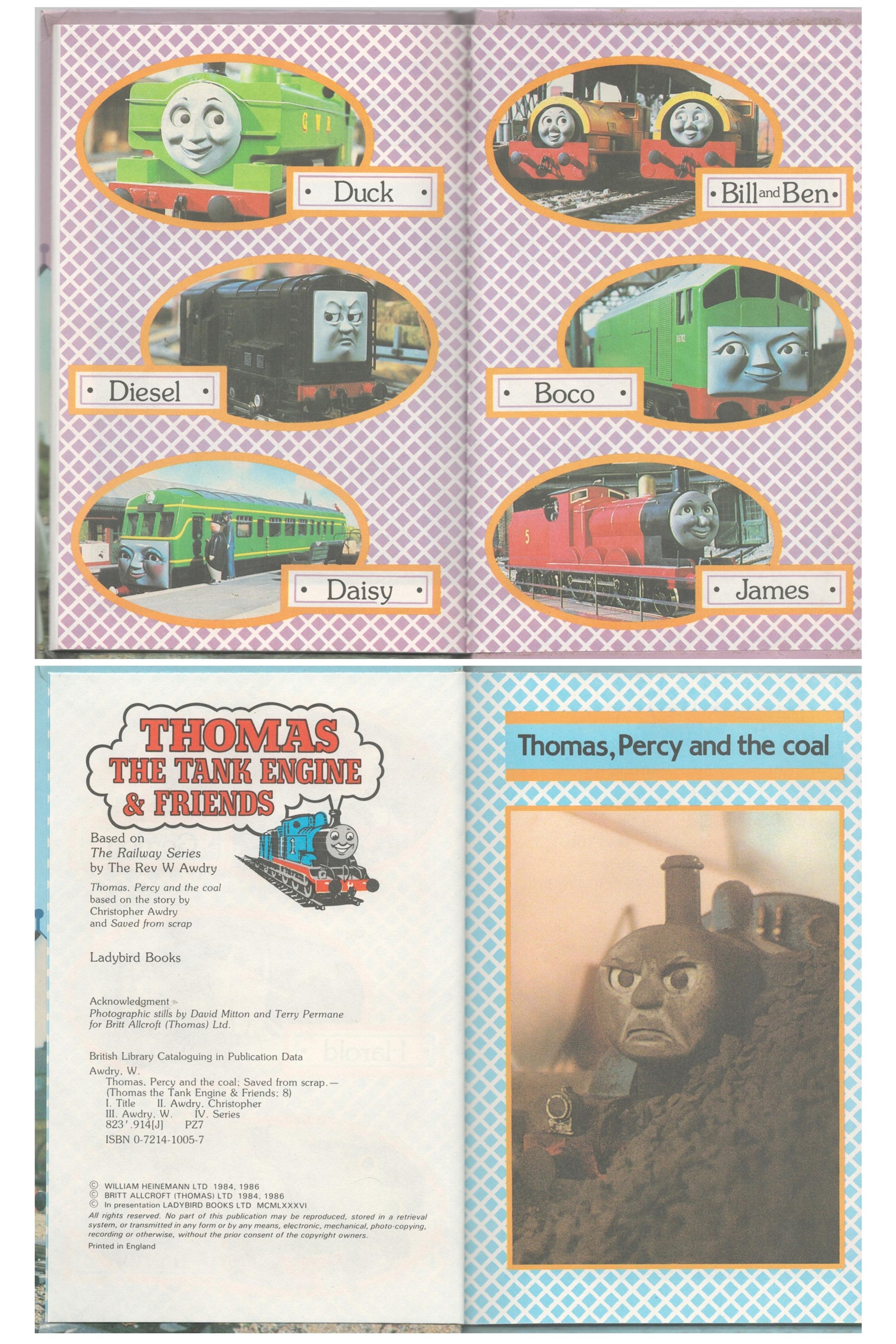 Thomas The Tank Engine and Friends vintage Ladybird book collection featuring 7 hardback books - Image 4 of 4