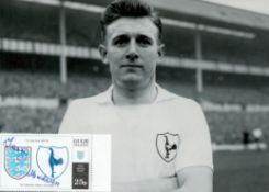 Terry Medwin Signed Stamp With Tottenham Hotspur Photo. Good condition. All autographs come with a